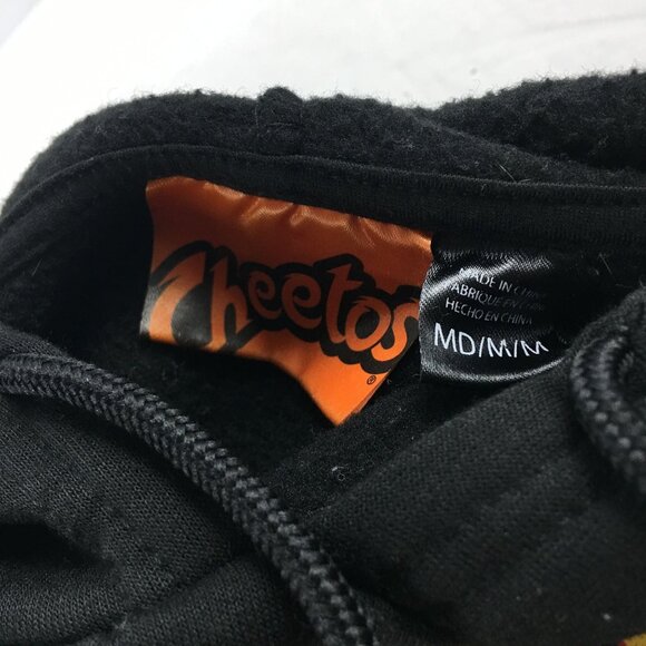CHEETOS BLACK FLAMING HOT HOODIE MENS MEDIUM - Picture 4 of 4